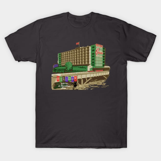 THE HOLIDAY HOTEL ON THE TRUCKEE RIVER T-Shirt by HAGEN